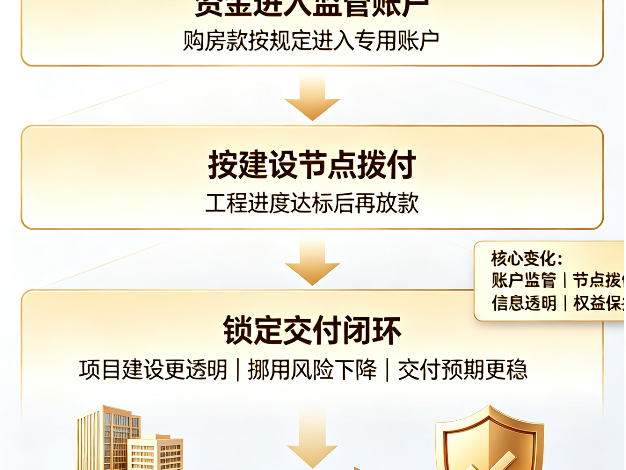 商品住房销售制度重大改革：预售资金监管升级，买房更安全了