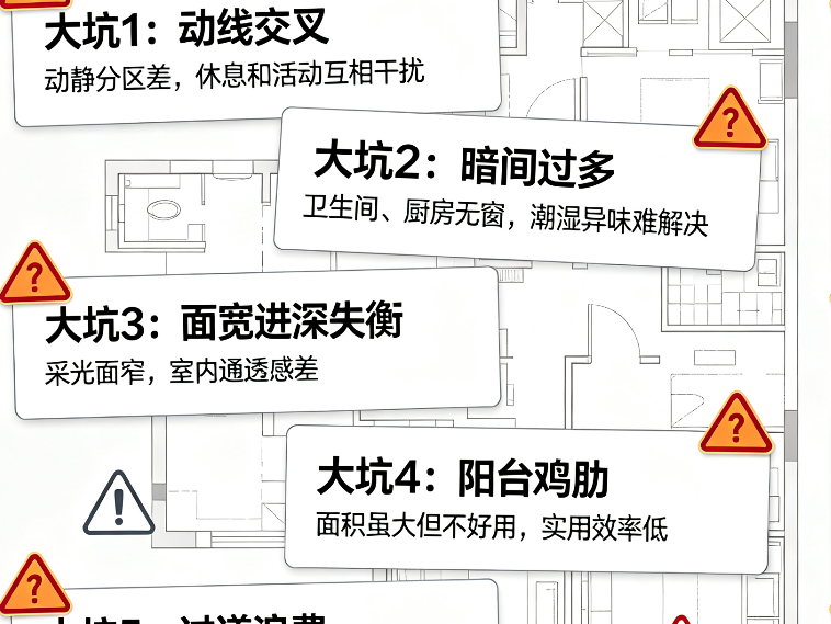 买房选户型避坑指南:这5个“致命大坑”一定要避开